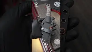 Нож Медоед с ножнами из кайдекса #edc #ножручнойработы #blade #охотничийнож #handmade