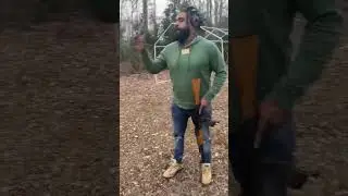 Hammer target still stands #firearms #markchoppa #funny #target