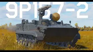 Russia Tank Destroyer 9P157-2ㅣWar Thunder Khrizantema-SㅣUHQ 4K