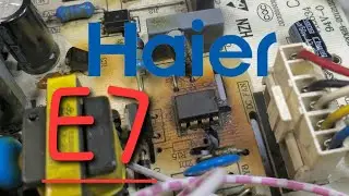 Haier Dc inverter spilt Air conditioner E7 error solve #173