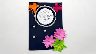 DIY - Beautiful Handmade Happy New Year Gift Card - Happy New Year 2020