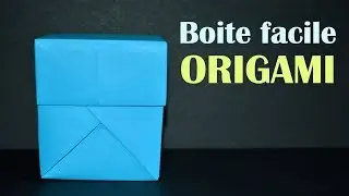 Comment fabriquer une boite ORIGAMI - DIY boite cadeau FACILE