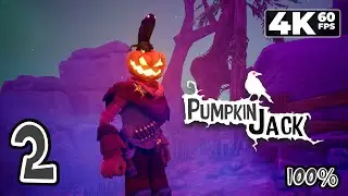 Pumpkin Jack (PC) - 4K60 Walkthrough (100%) Level 2 - The Haunted Mine