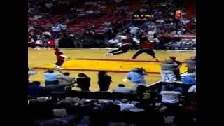 Lebron 360 between the Legs off the Backboard SLAMMER