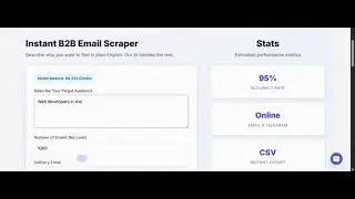 EMAIL SCRAPER AI: Get 1000+ Verified B2B Leads Instantly with Natural Language