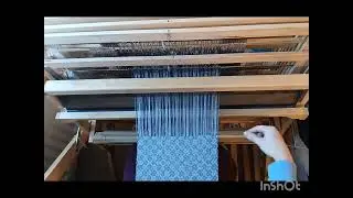 Shadow weave scarf
