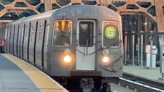 R68A (G) trains at Smith-9th Streets