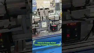Control Cable Outer Casing Cutting Chamfering Machine