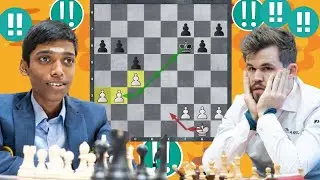 Aggressive Chess Game : 106 By Magnus Carlsen vs Rameshbabu Praggnanandhaa #chesspuzzleseries #chess