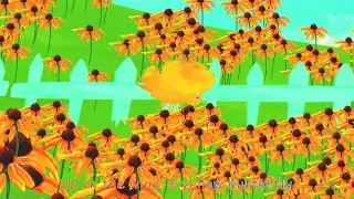 Yellow Butterfly  and Sunflower Bloom Effect Compilation
