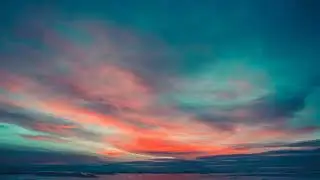 antarctic nature colorful sunset and majestic polar landscape travel background  4K