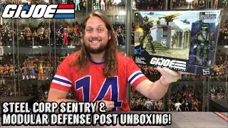 Steel Corp Sentry & Modular Defense Post GIJOE Classified Unboxing & Review!