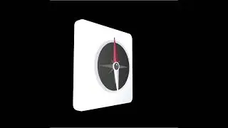 3D motion graphics compass animation