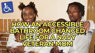 Barrier-Free Bathroom for Military Family | Houston, TX