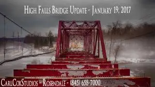 High Falls Bridge Update (Time Lapse) January 19, 2017