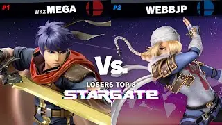 Mega (Ike) vs WebbJP (Sheik) - Stargate #13 Losers Top 8