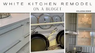 White Kitchen Remodel | On a Budget