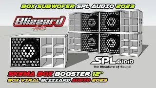 SKEMA BOX BOOSTER 12 INCH SPL AUDIO