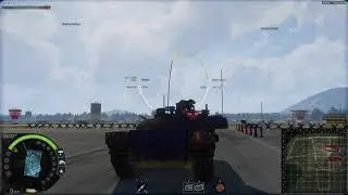 Armored warfare - Turkish MBT Altay hydropneumatic suspension demo