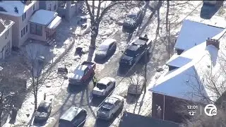 Repair work continues after water main break causes flooding in SW Detroit neighborhood