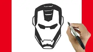 How to draw War Machine head- Easy Drawing