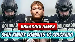 Sean Kinney OL commits to Deion Sanders & Colorado | CU will WIN A lot OF GAMES IN 2026