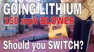 Lithium battery - 150 MPH Leaf Blower