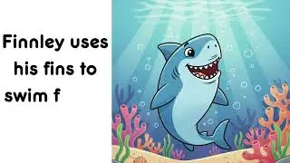 Reading Time: Finnley the Shark, Kindergarten Learning Videos, Toddler Learning Videos, ASD 