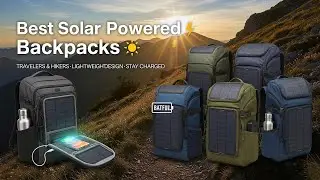 TOP 5 Best Solar Powered Backpacks 2026 | Solar panel backpack review