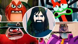 Samurai Jack Collection - All Boss Fights & Endings | 4K 60FPS PS5