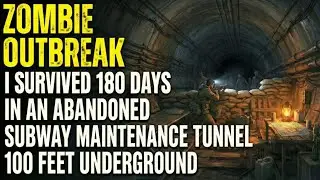 ZOMBIE OUTBREAK: I Survived 180 Days in NYC Subway Tunnels 100 Feet Underground in Dark