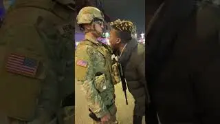 Guard&rsquo;s Patience RUNS OUT! Protester Gets Reality Check! 😱#guard #military #karma #police #protest