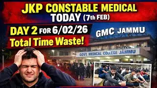 JKP CONSTABLE MEDICAL UPDATE DAY 2 GMC JAMMU | JKP constable update #medical  #jkssb #jkp #jkpsi 
