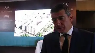 ALEF Group MD, Issa Ataya speaking to the Media at launch of project in Sharjah