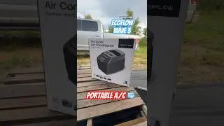 WOW! Portable A/C + Heat system, the WAVE 3!!💨🧊 98 degree test 🥵 @EcoFlowTech #summer #hot #tech