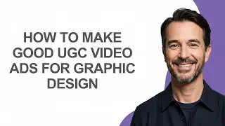 How to Make Good Ugc Video Ads for Graphic Design - KevinHowTo