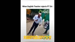 When English mam rejected PT sir school #school #funny #teacher #mam #sir #trending #fight #teacher