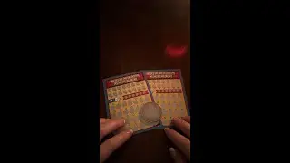 No Talking ASMR Scratch Textures + Nail Tapping in Candlelight | Hangman Card Game Card 12.29.25