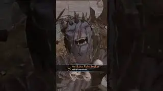 Middle Earth Shadow of War Desert of Lithlad    Ar Saku Pain Seeker orc boss kill