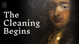 Restoring a Severely Distorted 18th Century Painting - Part 3 - Dirt, Smoke & Aged Varnish