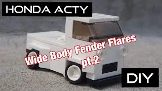 Honda Acty JDM Kei car mini truck project. Episode 34, DIY Fender Flares pt2.