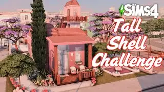 Sims 4 Tall Shell Challenge: Lovestruck Pack + Base Game Speed Build 🏡💖