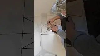 Floor drain tiling process#brickwork#decoration#shorts