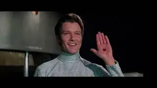 Logans Run 1976 Farrah Fawcett Jenny Agutter Michael York scene remastered 4k part 1