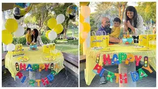 Wheels on the Bus Birthday Theme Party At Zabeel Park Dubai | My Boy 2nd Birthday Party 2022