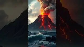 Volcanic islands grow over time! #volcano #island #funfact