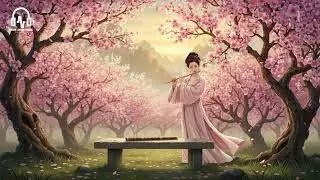 Flute in the Peach Garden &mdash; Spring Serenity