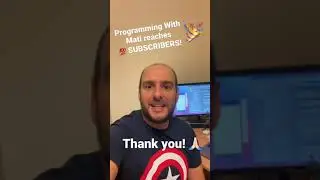 Programming With Mati reaches 💯 subscribers! Thank you!! 🎉 🎉
