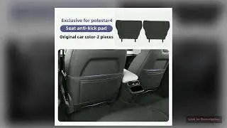 Car Seat Back Protector Leather Antidirty Seat Anti Kick Pad Antidirty Mats for Polestar 4 Car