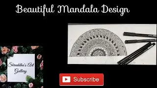 How to Draw Mandala I Shraddha's Art Gallery I
